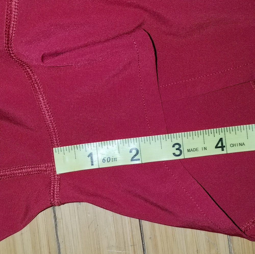Lululemon Maroon Speed shorts - Picture 8 of 8